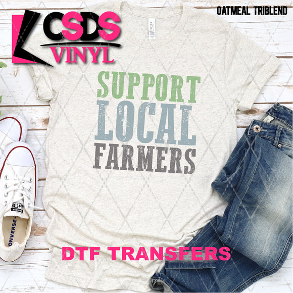 DTF Transfer - DTF009103 Support Local Farmers