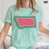 DTF Transfer - DTF009106 Handlettered Watermelon States
