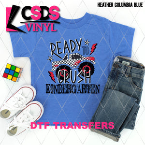 DTF Transfer - DTF009131 Monster Truck Ready to Crush Kindergarten