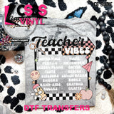 DTF Transfer - DTF009218 Teacher Vibes White