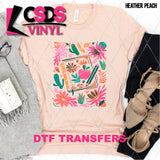 DTF Transfer - DTF009225 Floral Teacher Collage