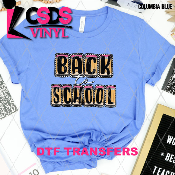 DTF Transfer - DTF009229 Back to School