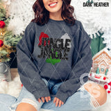 DTF Transfer - DTF009300 Jingle Jangle Large Bells Faux Glitter/Embroidery