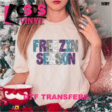 DTF Transfer - DTF009323 Freezing Season Faux Glitter/Embroidery