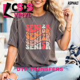 DTF Transfer - DTF009378 Senior 2025 Groovy Word Art