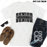 DTF Transfer - DTF009388 Senior Class of 2025 Arched Varsity Black