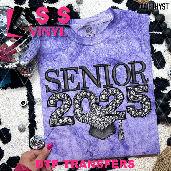 DTF Transfer - DTF009392 Senior 2025 Faux Rhinestones