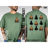 DTF Transfer - DTF009469 Campfire Grid Pocket