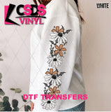 DTF Transfer - DTF009471 Fall Flowers Sleeve