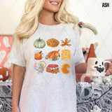 DTF Transfer - DTF009480 Watercolor Fall Grid