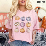 DTF Transfer - DTF009488 Pumpkin Grid