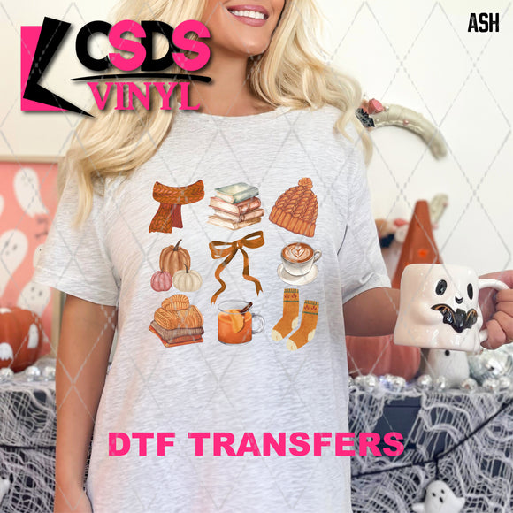 DTF Transfer - DTF009492 Fall Things Grid