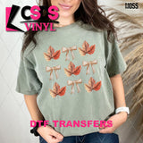 DTF Transfer - DTF009493 Fall Leaves Coquette Grid