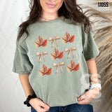 DTF Transfer - DTF009493 Fall Leaves Coquette Grid