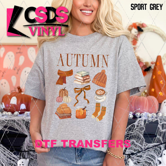 DTF Transfer - DTF009497 Autumn Grid