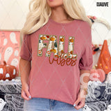 DTF Transfer - DTF009502 Fall Vibes Faux Embroidery