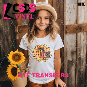 DTF Transfer - DTF009520 Fall Vibes Sunflower