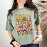 DTF Transfer - DTF009555 Bonfires Flannels Smores Sweaters Campfires & Pumpkins