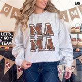 DTF Transfer - DTF009629 Mama Football Word Art Varsity