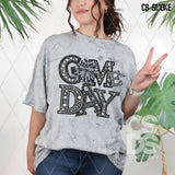 DTF Transfer - DTF009668 Game Day Pom Pom Faux Rhinestones