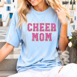 DTF Transfer - DTF009673 Cheer Mom Faux Chenille Hot Pink