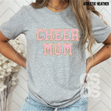 DTF Transfer - DTF009675 Cheer Mom Faux Chenille Pink