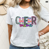 DTF Transfer - DTF009687 Cheer Mama Colorful Faux Embroidery