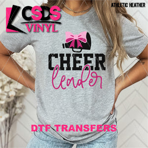 DTF Transfer - DTF009695 Cheer Leader Megaphone with Bow