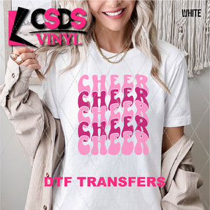 DTF Transfer - DTF009696 Cheer Stacked Word Art