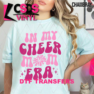 DTF Transfer - DTF009699 In My Cheer Mom Era Pink