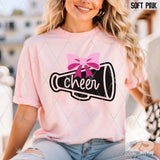 DTF Transfer - DTF009700 Cheer Megaphone with Bow