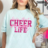 DTF Transfer - DTF009703 Livin' that Cheer Mom Life