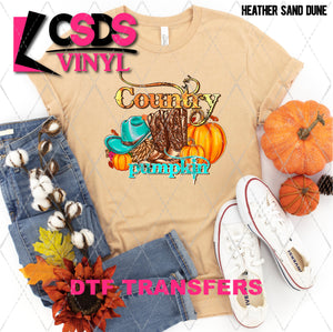 DTF Transfer - DTF009748 Country Pumpkin