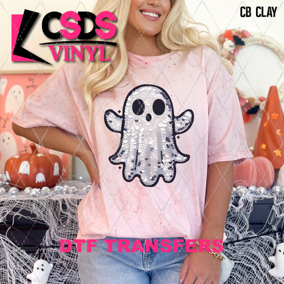 DTF Transfer - DTF009755 Faux Sequin Ghostie