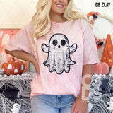 DTF Transfer - DTF009755 Faux Sequin Ghostie