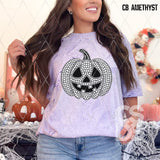 DTF Transfer - DTF009763 Faux Rhinestone Jack O Lantern