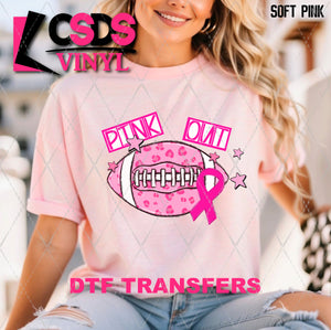 DTF Transfer - DTF009792 Pink Out Football