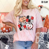 DTF Transfer - DTF009793 Spooky Season Face Heart 1