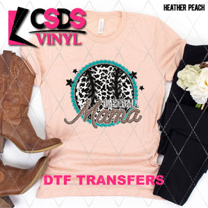 DTF Transfer - DTF009815 Leopard & Turquoise Baseball Mama