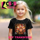 DTF Transfer - DTF009818 Gobble Turkey Word Art