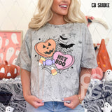 DTF Transfer - DTF009824 Hey Boo Halloween Candy Hearts