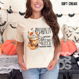 DTF Transfer - DTF009828 Pumpkin Spice Keeps Mama Nice