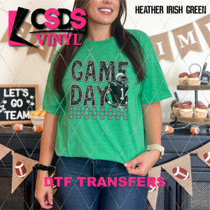 DTF Transfer - DTF009832 Game Day Football Faux Embroidery/Glitter