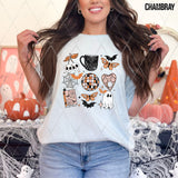 DTF Transfer - DTF009920 Halloween Grid Sleeve