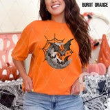 DTF Transfer - DTF009926 Watercolor Bats and Moon Sleeve