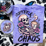 DTF Transfer - DTF009938 Coffee & Chaos Pocket