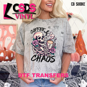 DTF Transfer - DTF009937 Coffee & Chaos