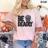 DTF Transfer - DTF009945 Be Deadly Faux Embroidery/Glitter