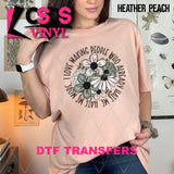 DTF Transfer - DTF009978 Floral Hate Me More