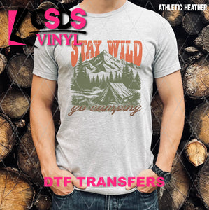 DTF Transfer - DTF009990 Stay Wild Go Camping